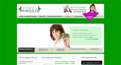 Desktop Screenshot of farmaciamarqueta.com